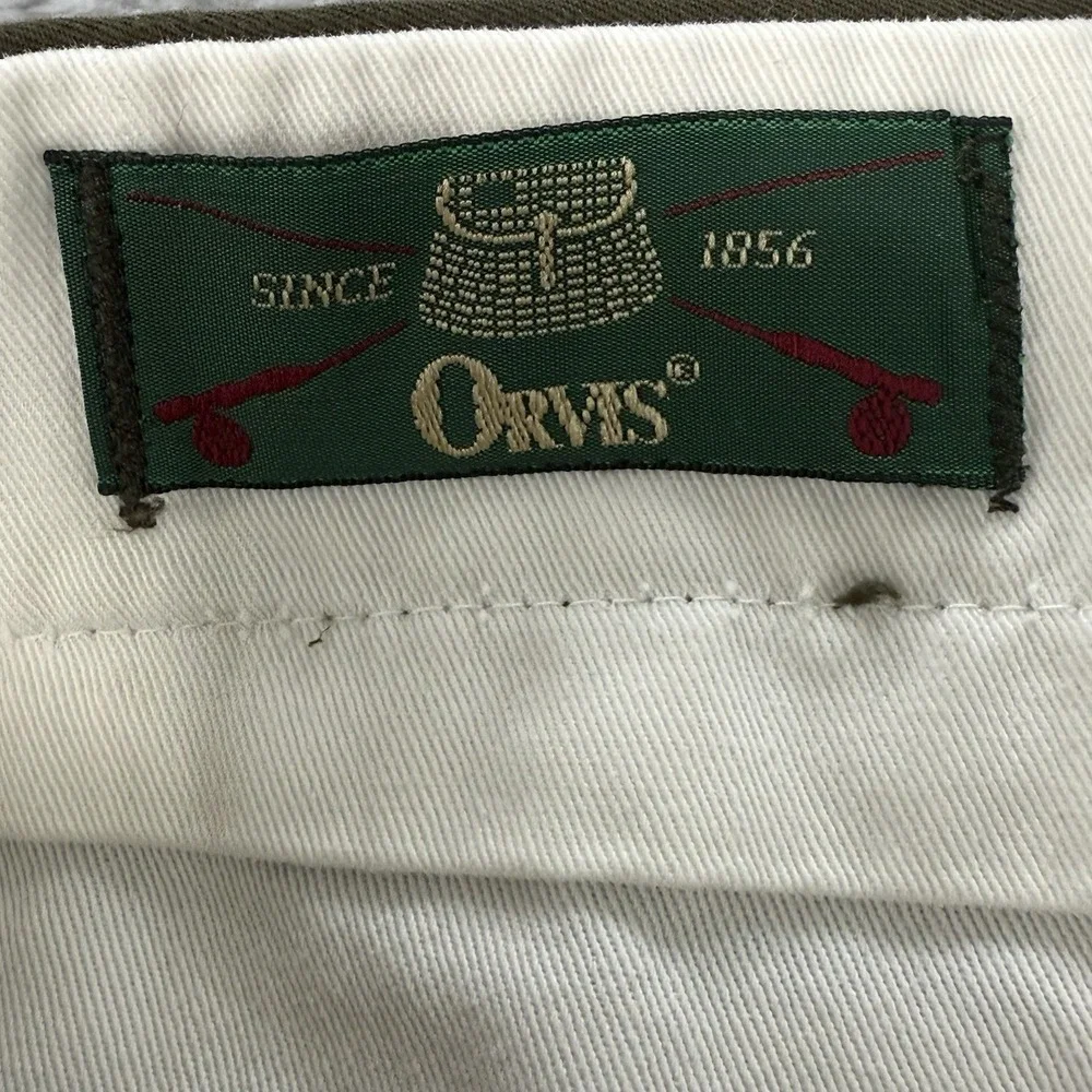 Vintage Orvis Melton Cloth Pants Size 34x32 Dark Green Made in USA‎ Pockets